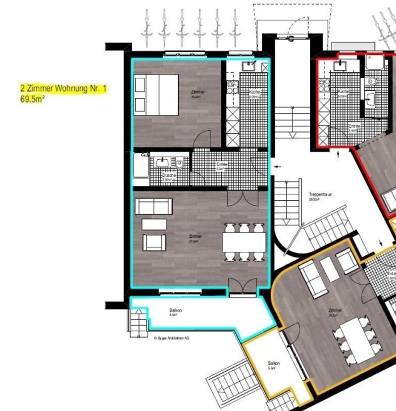 Moderne 2-Zimmerwohnung in Wankdorf - 10