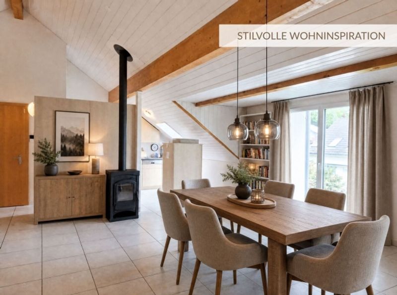 4½-Zimmer-Dachwohnung mit Charme und Schwedenofen - 3
