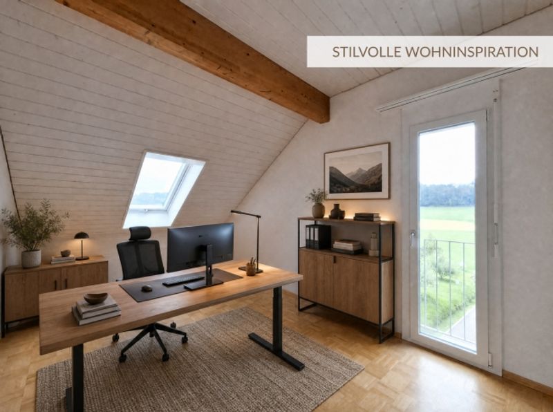 4½-Zimmer-Dachwohnung mit Charme und Schwedenofen - 6