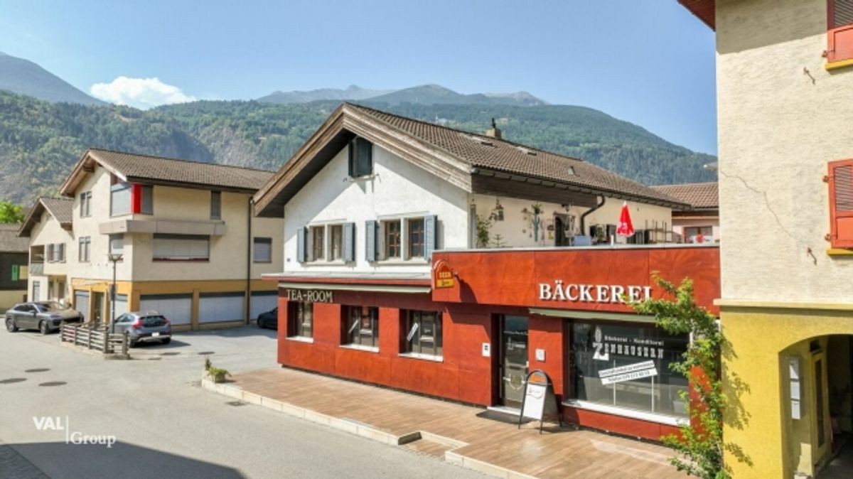 Gewerberäumlichkeiten mit Charme und Potential im Zentrum von Raron - 0