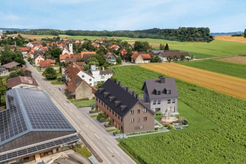 Bezugsbereiter Neubau Einzigartiges Reihenhaus in Oberneunforn - 2