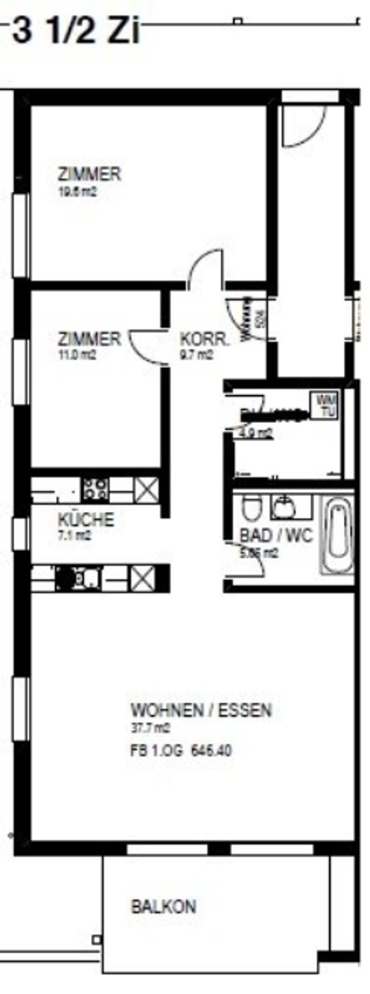 Moderne 3.5-Zimmer-Wohnung an ruhiger und zentraler Lage in Morschach - 8