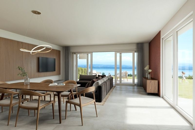 Panoramablick auf diese 4,5-Zimmer-Villa. - 4