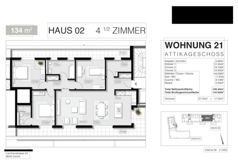 ATTIKAWOHNUNG MIT GROSSZÜGIGEM AUSSENBEREICH - 12