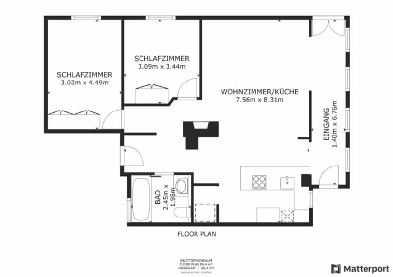 Top renovierte Wohnung im Herzen von Eischoll inkl. 3 Aussenparkplätze - 13