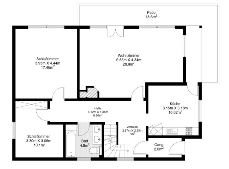 Tiefgaragenplatz inklusive, Ausbaupotenzial und ruhige, familienfreundliche Umgebung - 12