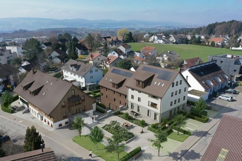 BEZUGSBEREIT AB Januar 2027! Landwohnen in Stadtnähe Neubauwohnungen im Herzen des Dorfes Wermatswil - 4