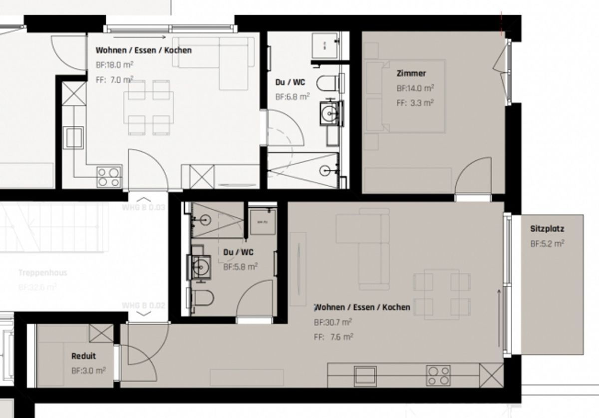Luxuriöse 2.5-Zimmer Neubauwohnung an zentraler Lage - 4