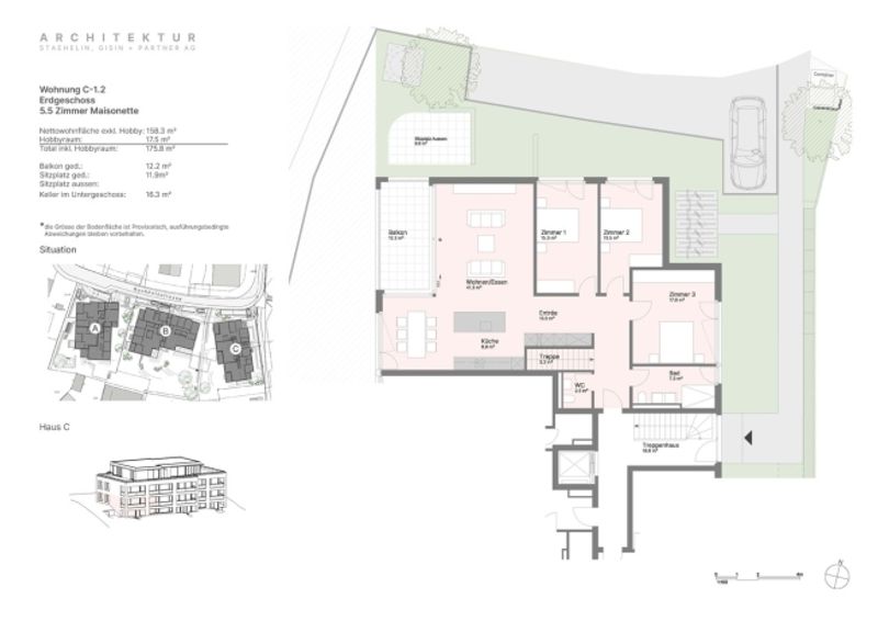 Neubau EG-Maisonette-Wohnung an schöner Lage (C-1.2) - 3