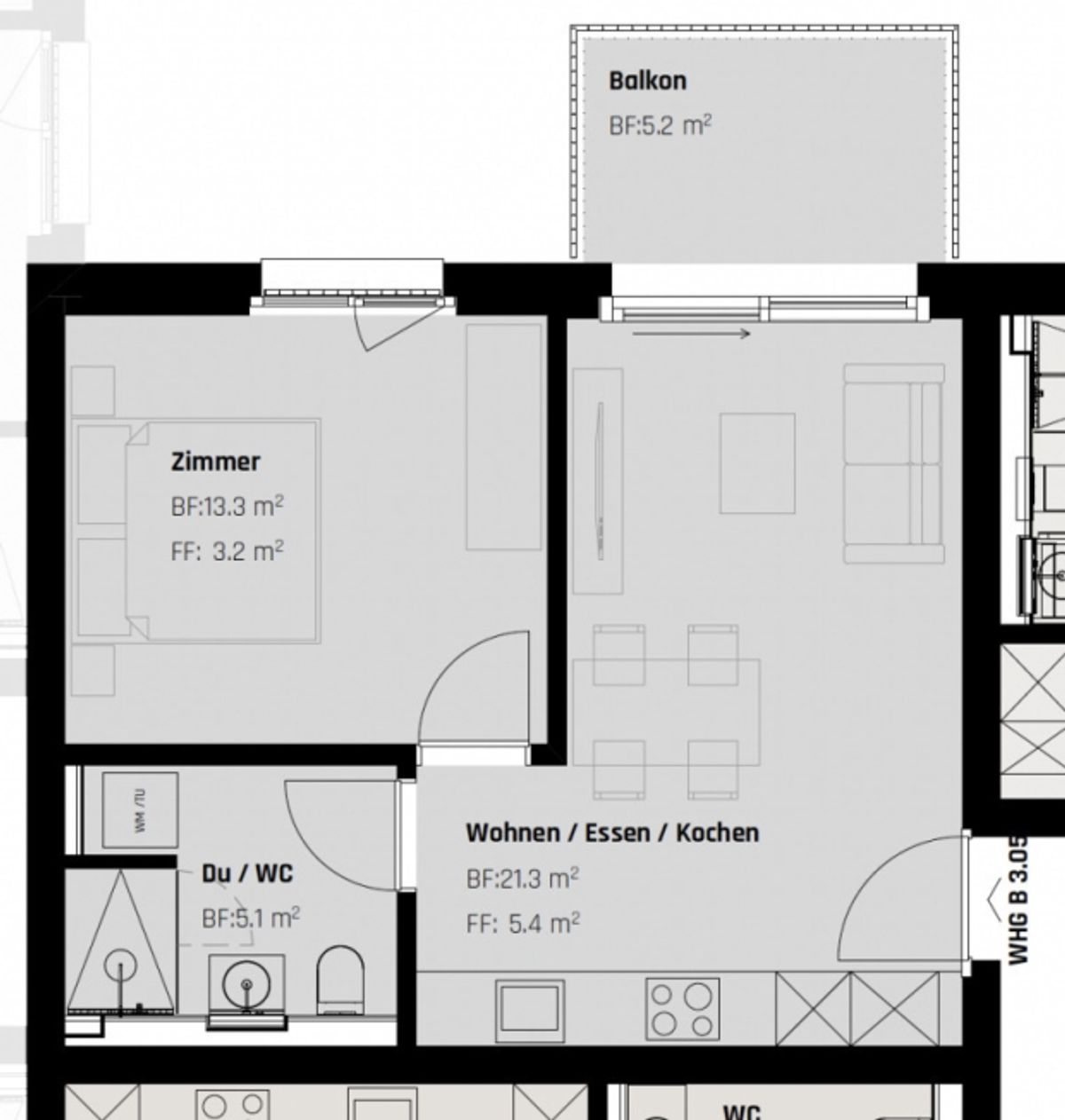 NEUBAU Luxuriöse 2.5-Zimmer Wohnung für Menschen mit Ansprüchen - 7