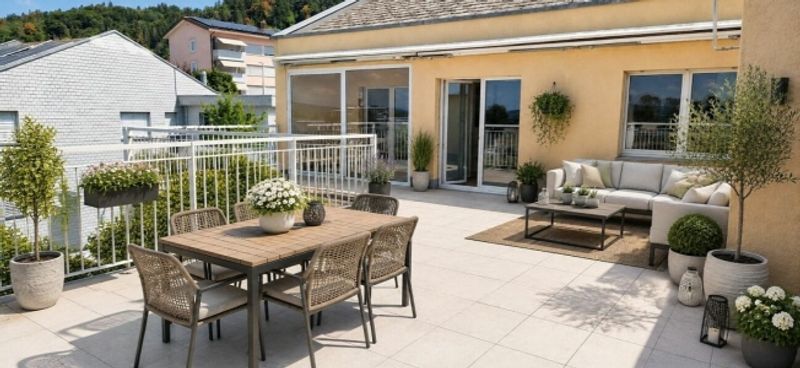 Traumhafte Attika-Wohnung (Maisonette) mit grosser Terrasse+Balkon und Abendsonne - 8