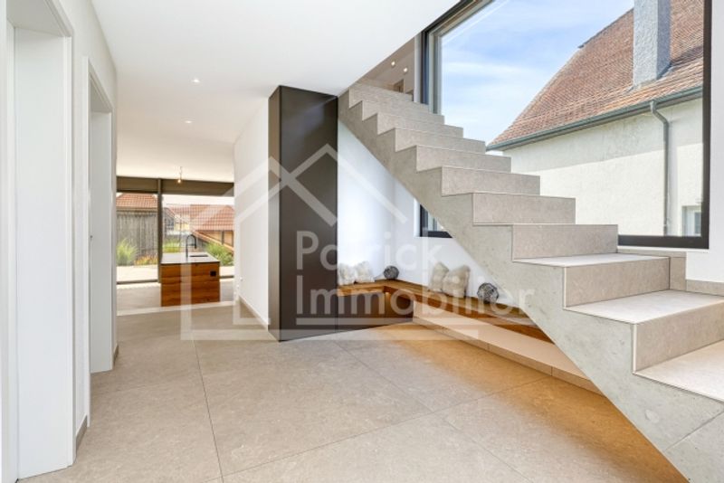 Zeitgenössische Luxusvilla mit freier Aussicht in Montavon - 4