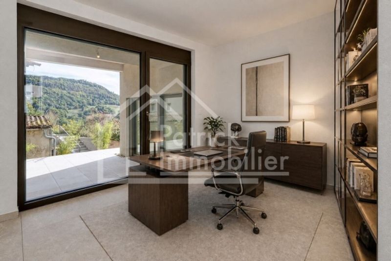 Zeitgenössische Luxusvilla mit freier Aussicht in Montavon - 7