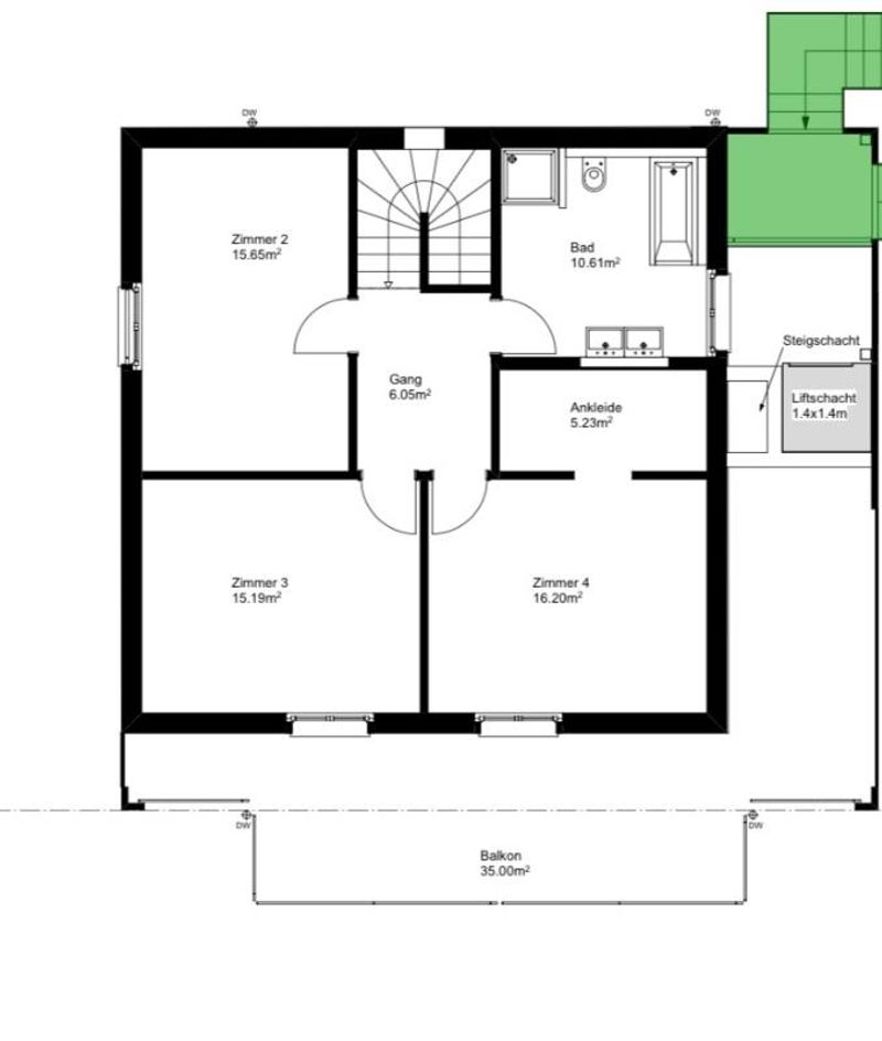 5.5 Zimmer Maisonette - 10