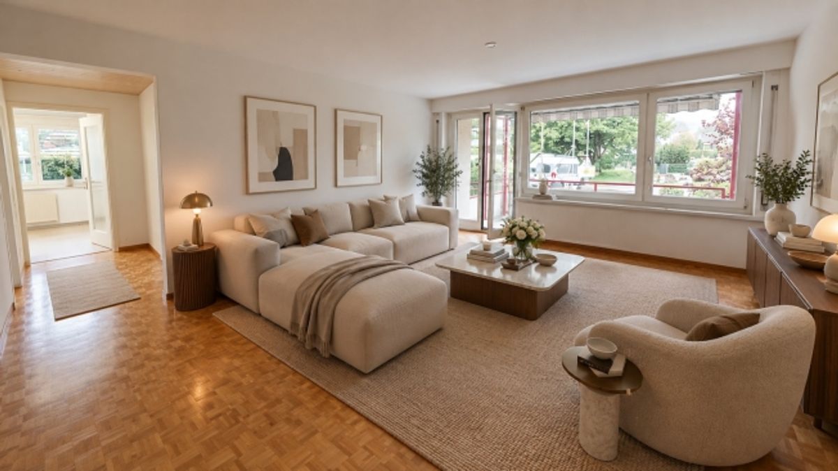 Helle 3-Zimmer-Wohnung im EG  ruhig wohnen in Uetikon am See | BEFRISTET - 0