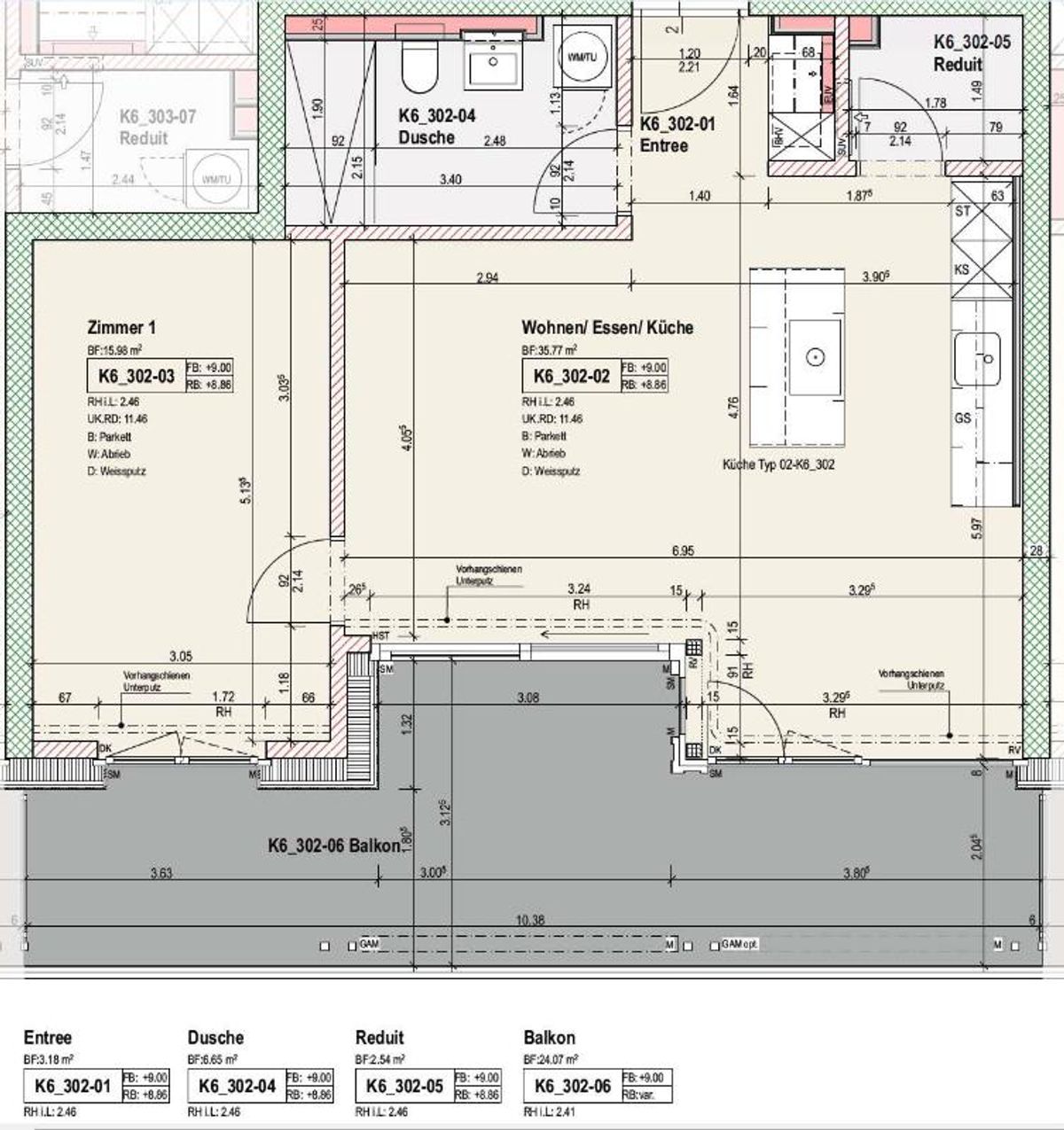 2.5 Zimmer Wohnung - 8