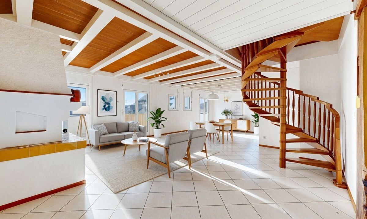 Appartement duplex en attique in à Estavayer-le-Lac - 2