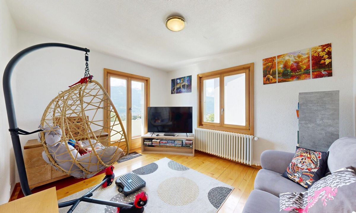 6.5-Room Duplex Apartment with 128 m², Balcony and Garages in Savièse - 4