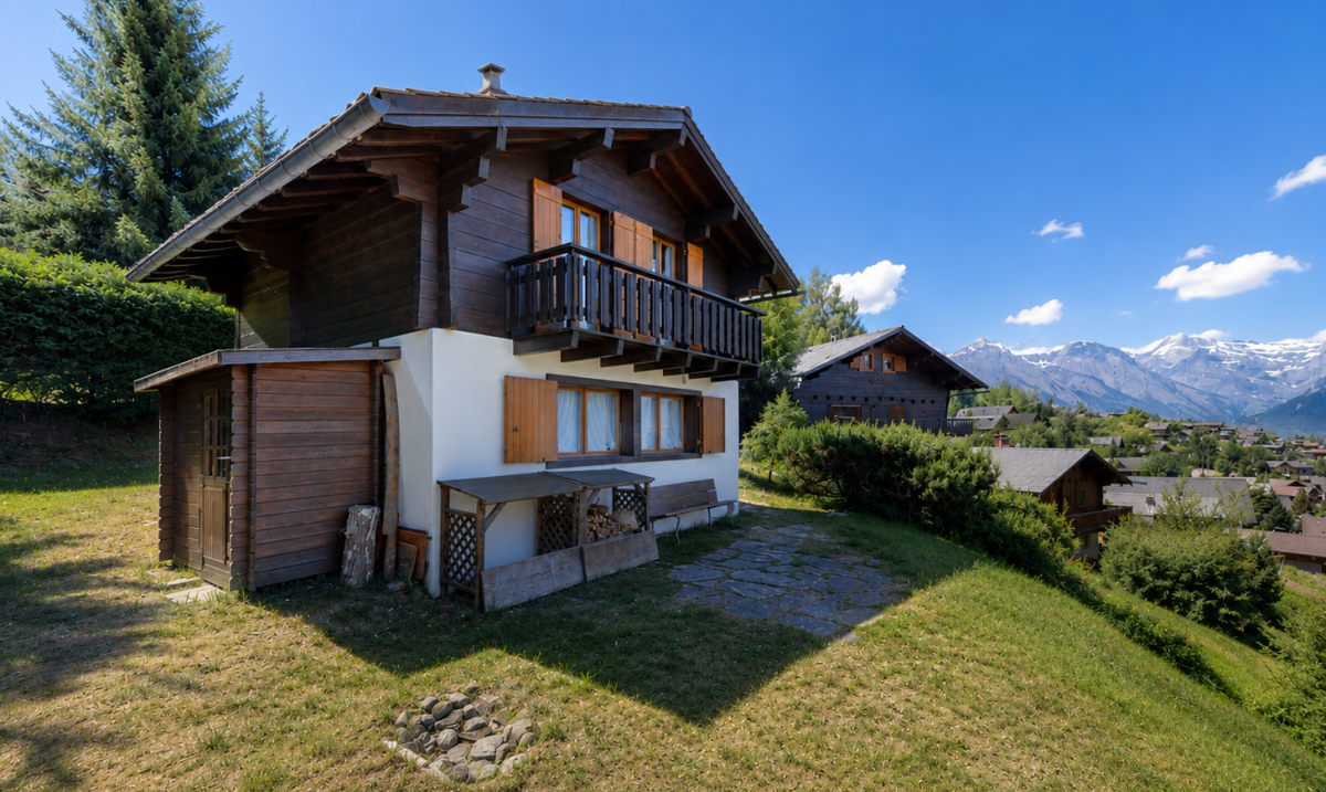Stunning 4.5-Room Chalet with Panoramic Mountain Views in Haute-Nendaz - 1