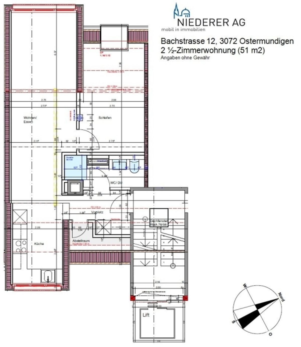 Moderne 2.5-ZW im DG / 4. OG à 51 m² - 7