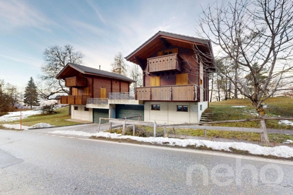 Flucht und Ruhe in einem Chalet nahe Vercorin - 10