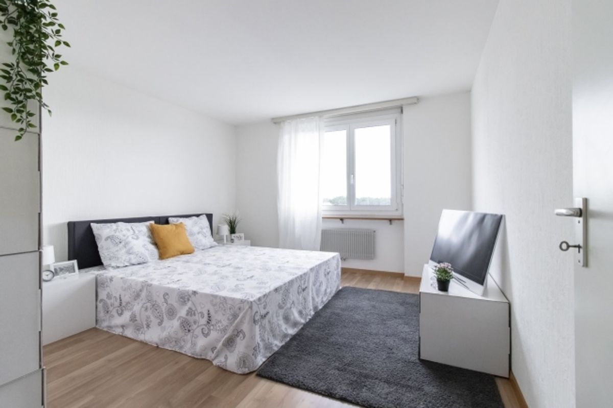Schöne moderne 3.5 Zimmerwohnung mit Balkon und grüne Umgebung - 0