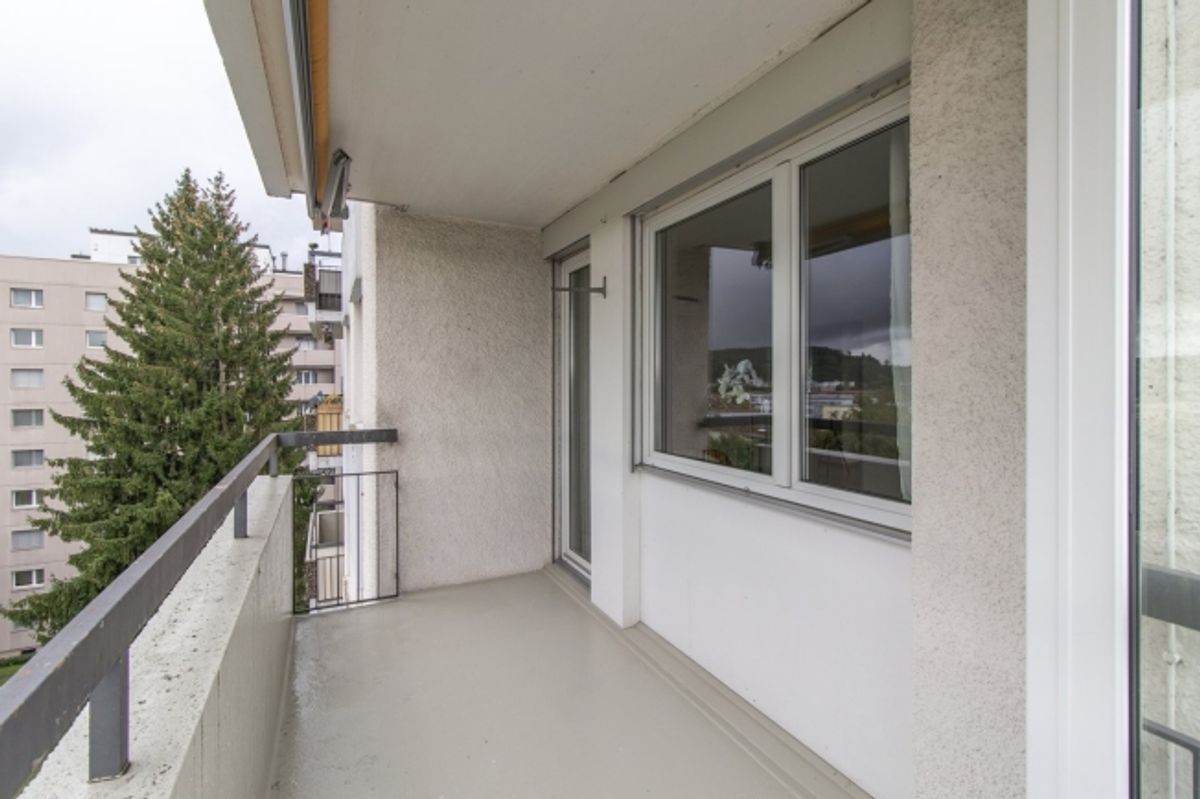 Schöne moderne 3.5 Zimmerwohnung mit Balkon und grüne Umgebung - 7