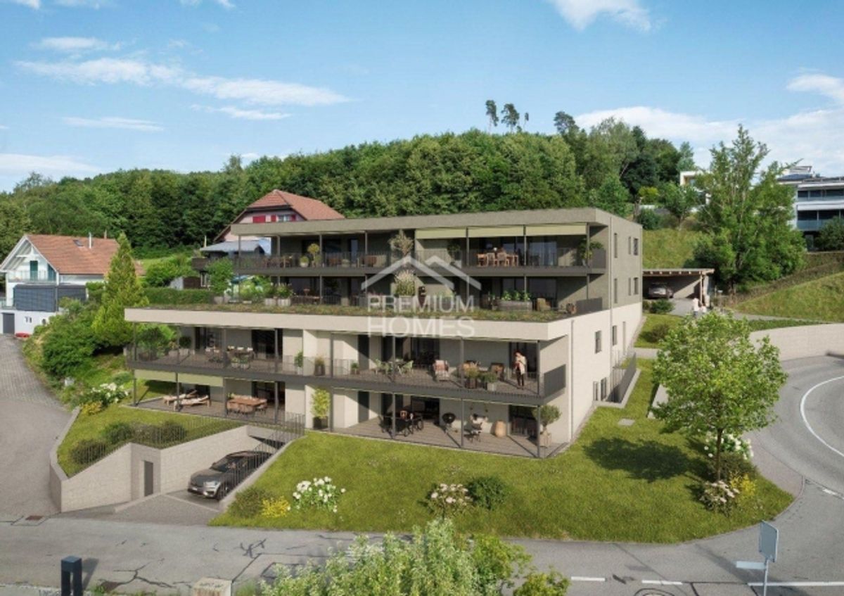Neubau mit Weitblick - Wohnen, wo der Jura zum Greifen nah ist - 0
