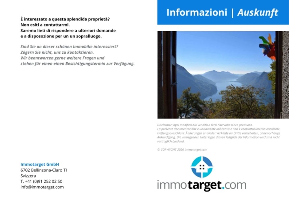 4.5 locali con ampio balcone e vista a Bellinzona - mieten - 12