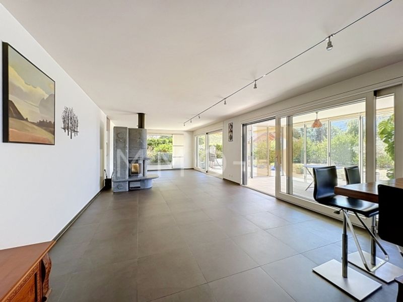 Geräumige Wohnung – Terrasse, Garten 
ungehinderte Sicht auf den Moléson - 4