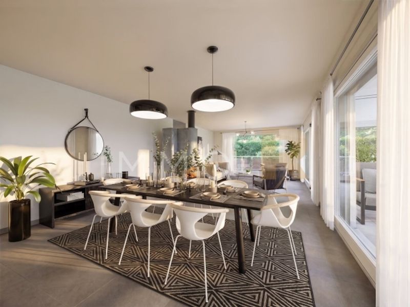 Geräumige Wohnung – Terrasse, Garten 
ungehinderte Sicht auf den Moléson - 5