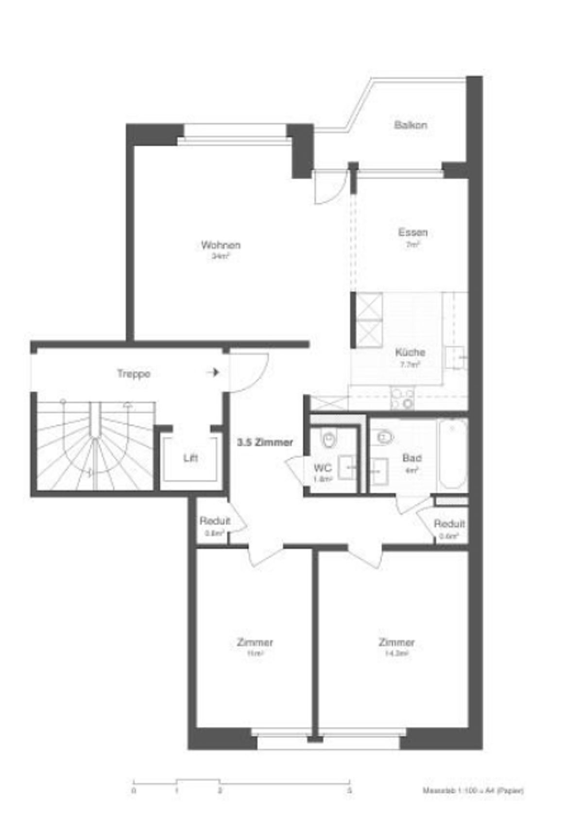 3.5 Zimmer-Wohnung am grünen Stadtrand von Muttenz - 7