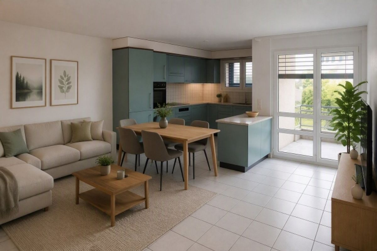 Charmant appartement de 4.5 pièces au rez avec terrasse - 1