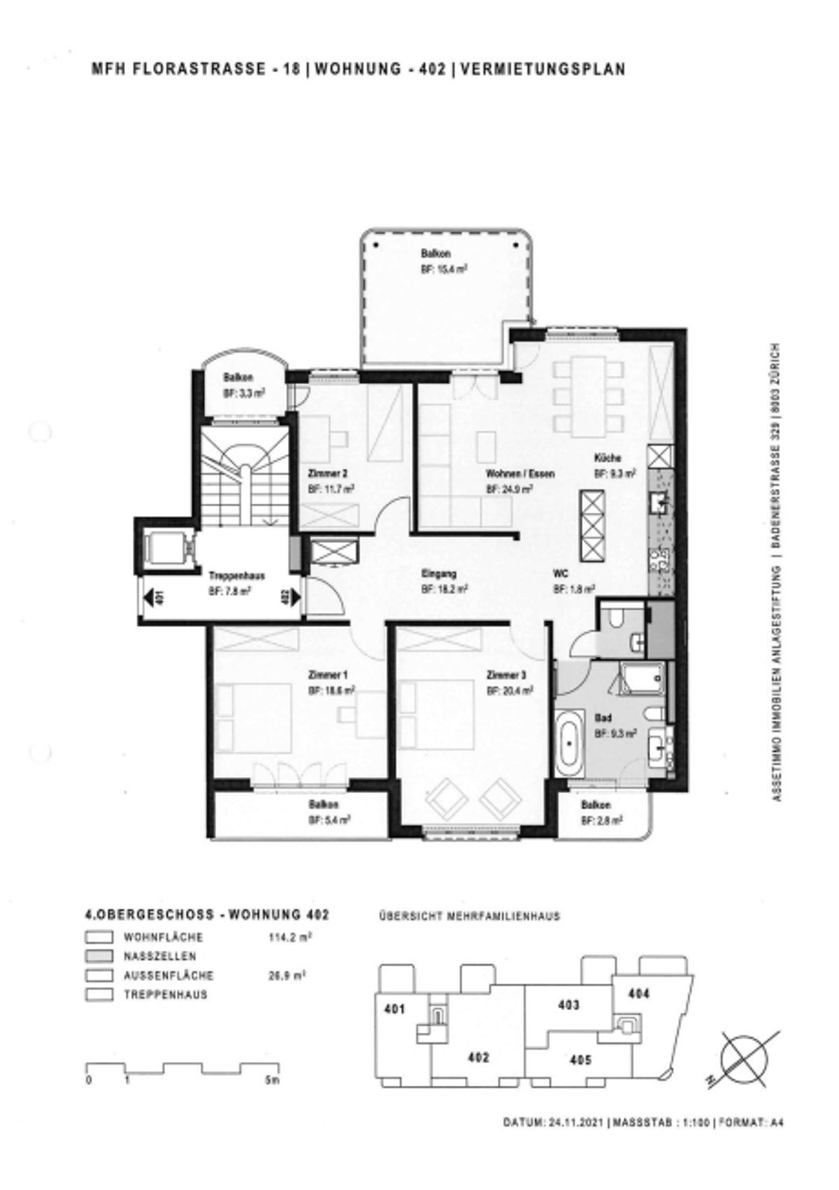 Sanierte 4.5-ZW mit Balkon und Terrasse im Zentrum von Biel - 11