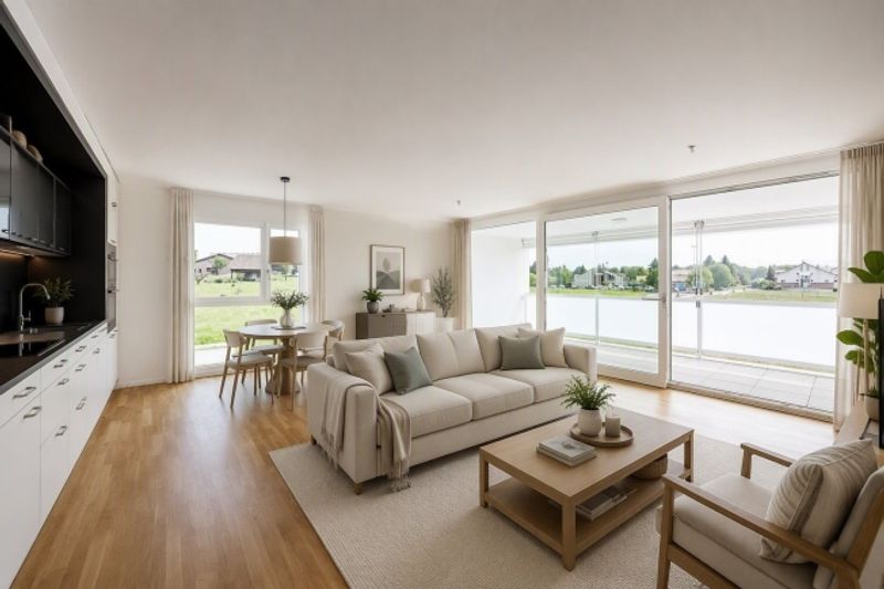 Charmant appartement moderne et lumineux de 3,5 pièces à Tentlingen - 2