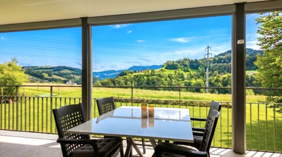 Wohnung mit Panoramablick ins Grüne - 0