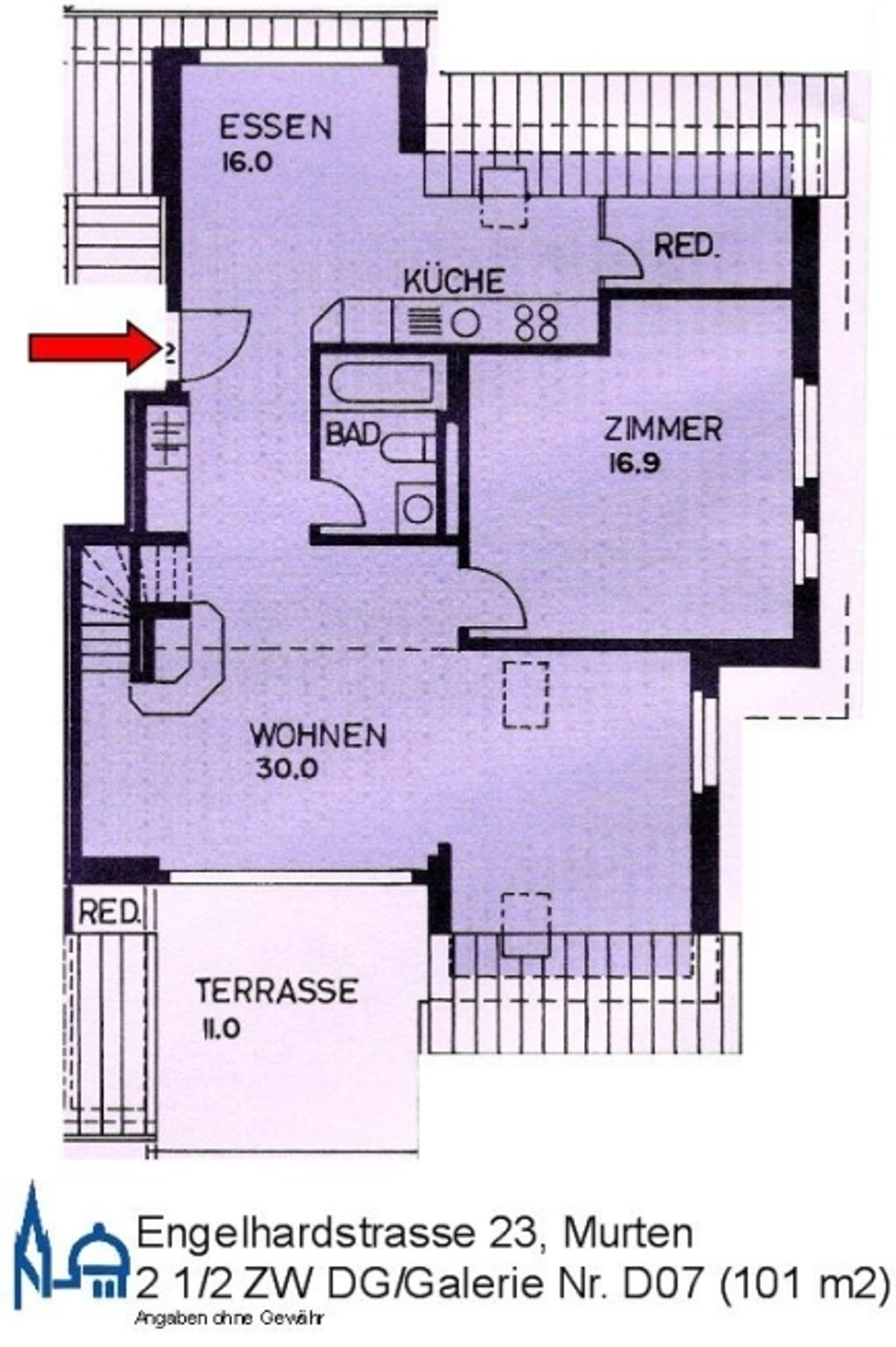 Attraktive 2.5 Zimmer Attika-Wohnung - 9