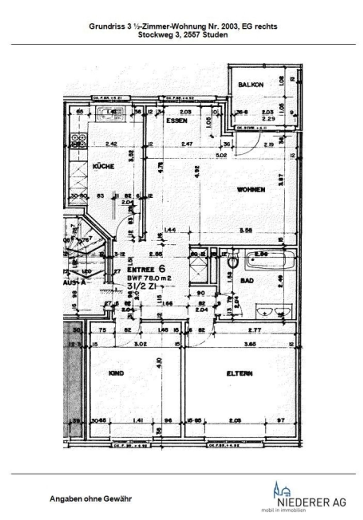 Idyllisch gelegene 3½-Zimmer-Wohnung mit Gartensitzplatz - 7