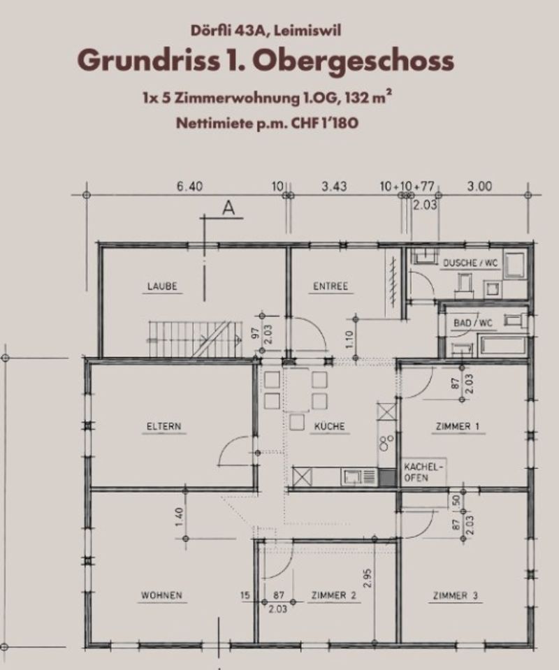 Grosszügiges Mehrfamilienhaus mit top Rendite und Parkmöglichkeit, Leimiswil - 5