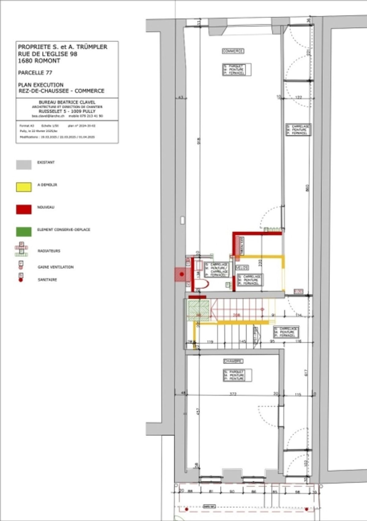 Kleiner Geschäftsraum mit Schaufenster im Herzen von Romont - 1