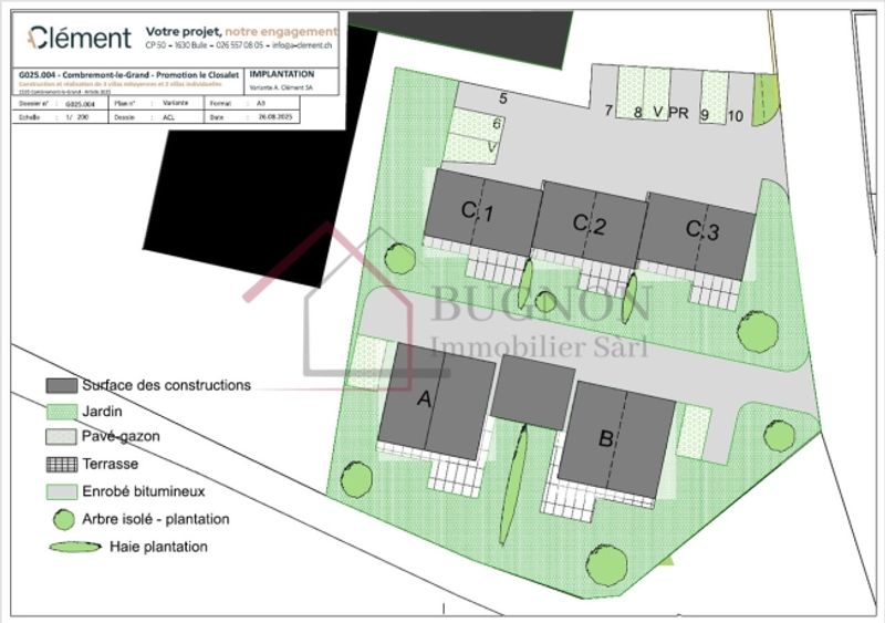 LES VILLAS DU GRAND PRÉ

Villa individuelle 5.5 pièces – Lot B - 8