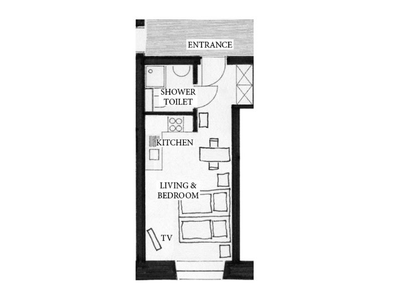 Twin Studio with kitchen - 2