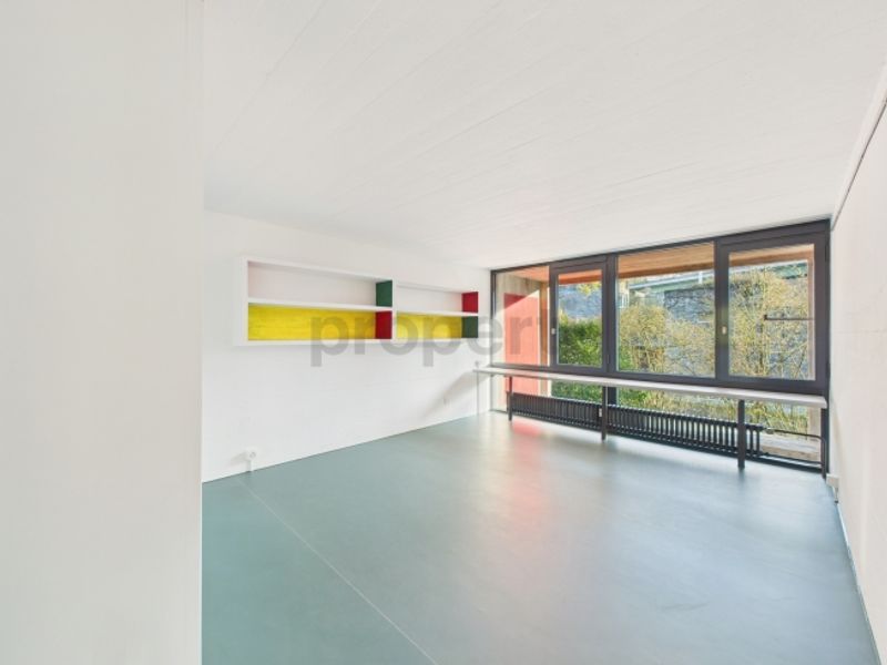 Wohnen in einer Ikone der Schweizer Architektur | Einzigartige Maisonettewohnung im denkmalgeschützten Atelier-5-Ensemble in Flamatt - 6