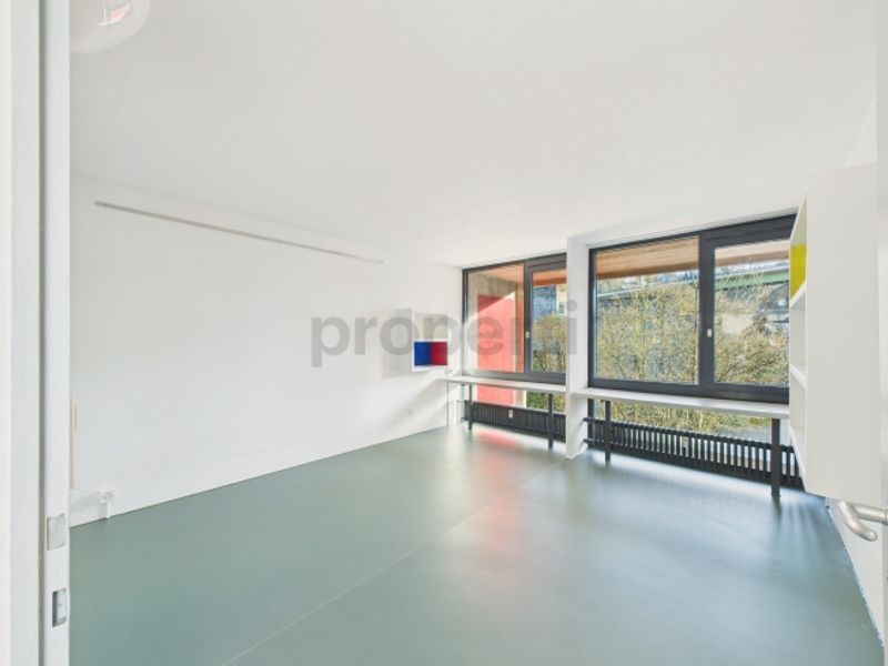 Wohnen in einer Ikone der Schweizer Architektur | Einzigartige Maisonettewohnung im denkmalgeschützten Atelier-5-Ensemble in Flamatt - 7