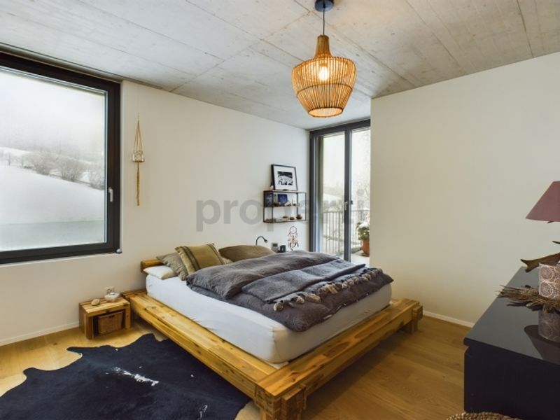Riesige 90 m² Panorama-Terrasse, voll möbliert und Blick auf den Zugersee - 6