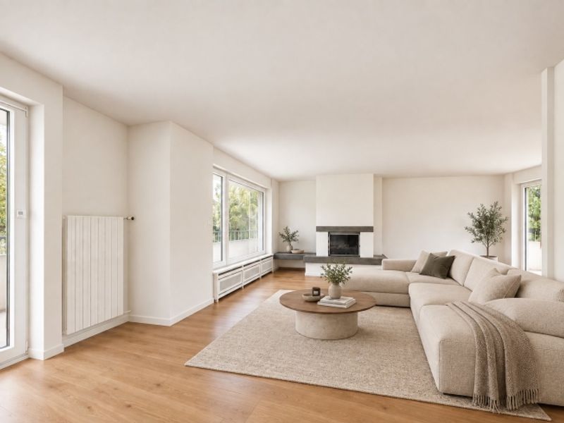 Traumhafter Garten mit Pergola und Fernsicht, Garage und Aussenparkplatz - 1