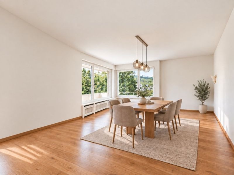 Traumhafter Garten mit Pergola und Fernsicht, Garage und Aussenparkplatz - 2