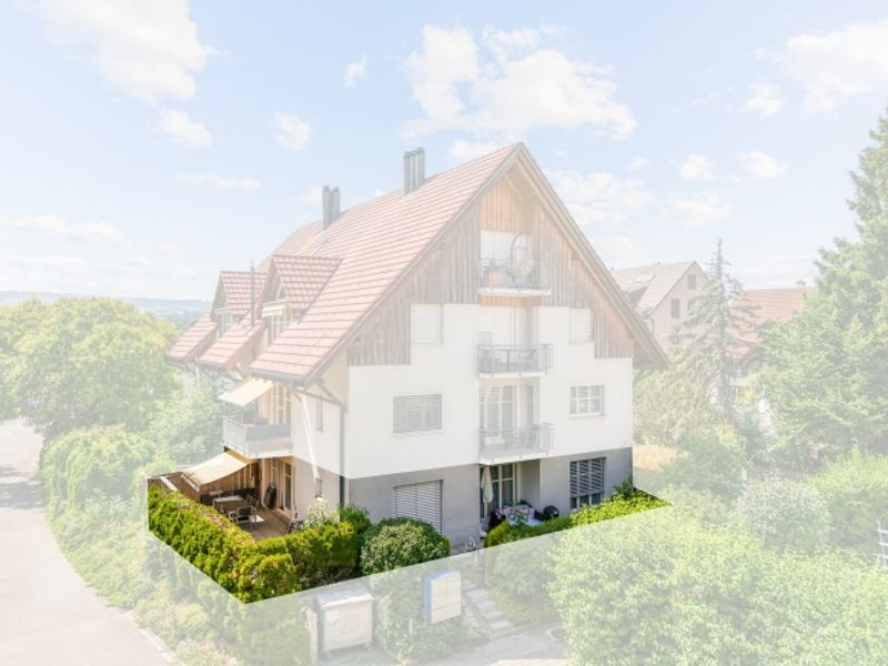 3.5-Zimmer-Gartenwohnung mit Cheminée in Jonen - 2