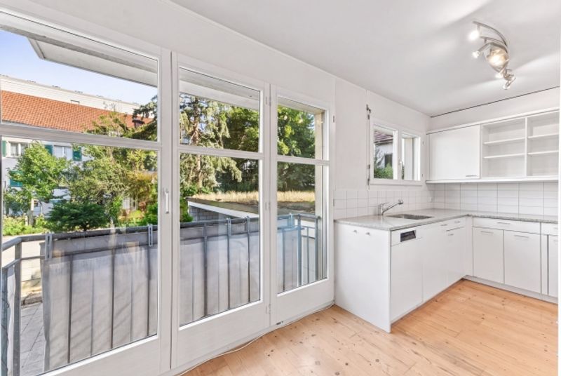 3.5-Zimmer-Gartenwohnung mit Cheminée in Jonen - 8