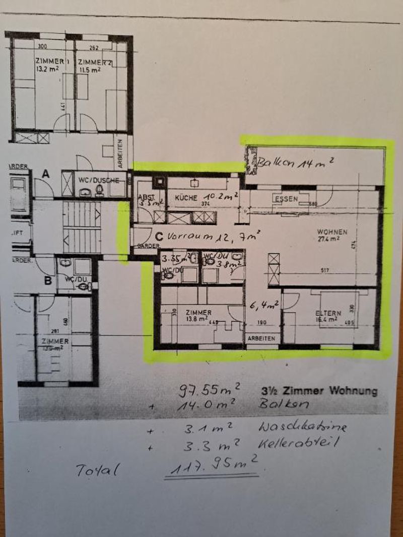 3.5 Zimmer Wohnung - 10